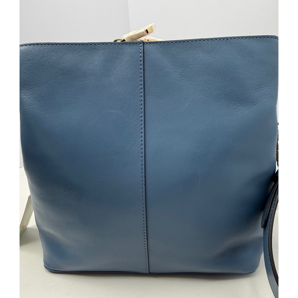 Radley London Dukes Place Open Blue Leather Medium Satchel Crossbody Bag - Picture 16 of 16